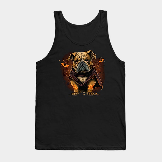 Halloween Bulldog Tank Top by JayD World